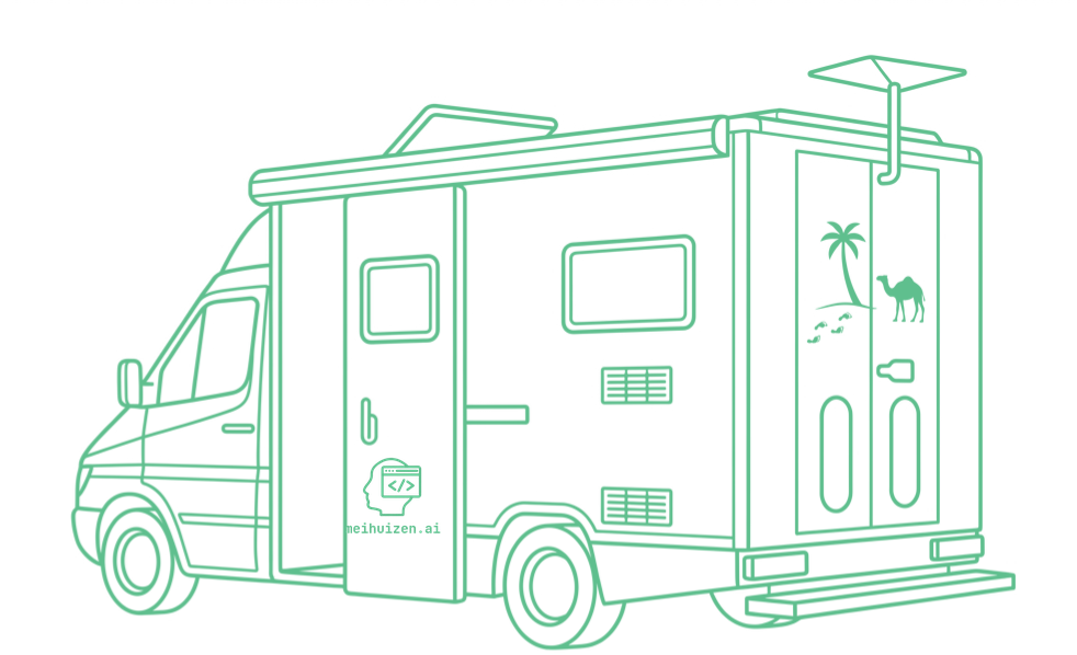The meihuizen.ai van, mobile office and lab